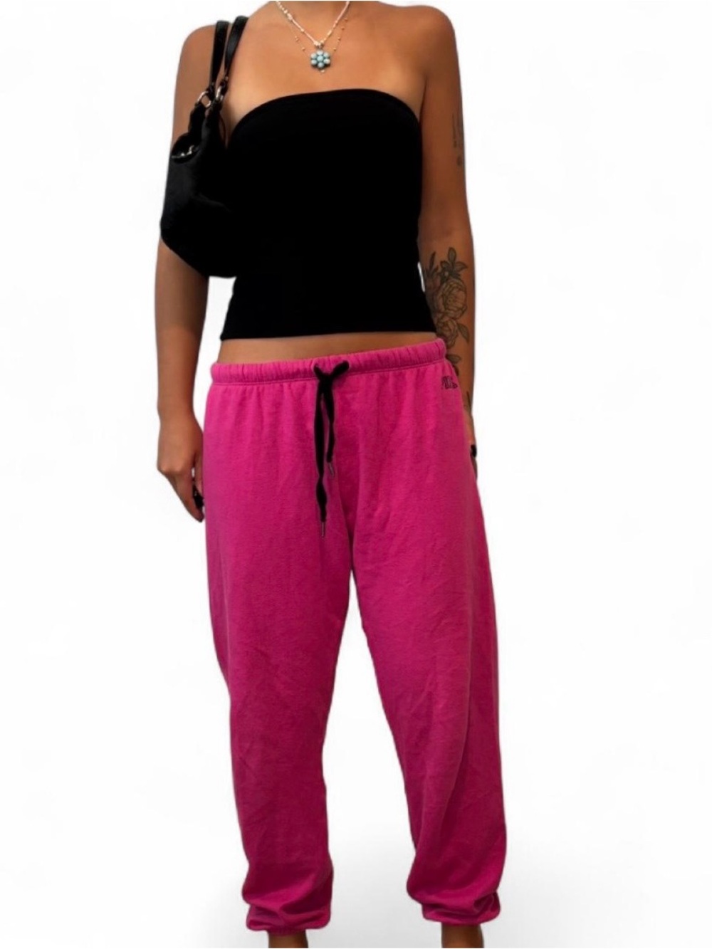 Vintage Victoria's Secret pink low waist sweatpants joggers Sz XS